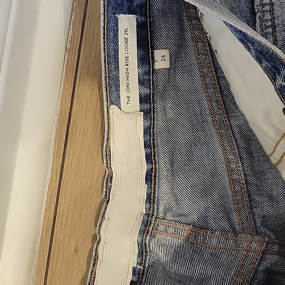 ARITZIA DENIM FORUM The Joni High Rise Loose Fit Jeans size 26 - Picture 6 of 12